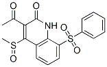 2(1H)-quinolinone, 3-acetyl-4-(methylsulfinyl)-8-(phenylsulfonyl)- Structure,145499-90-7Structure