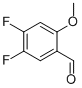 4,5-Difluoro-2-methoxybenzaldehyde Structure,145742-34-3Structure