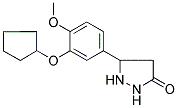 5-[3-(Cyclopentyloxy)-4-methoxyphenyl]pyrazolidin-3-one Structure,145743-47-1Structure