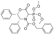 (5R,6s)-苄基 3-(二甲氧基膦)-2-氧代-5,6-二苯基吗啉-4-羧酸结构式_145761-32-6结构式