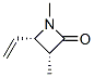 顺式-(9ci)-4-乙烯-1,3-二甲基-2-氮杂啶酮结构式_145803-05-0结构式