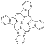 Zinc 29h 31h-tetrabenzo(b g l q)porphine Structure,14586-52-8Structure