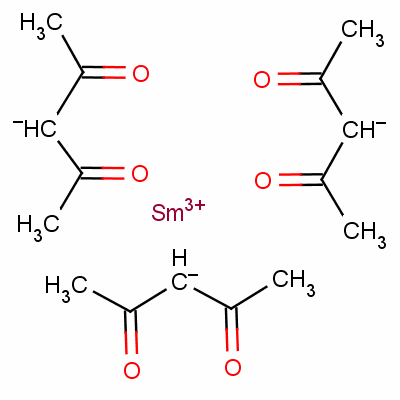 Samarium 2,4-pentanedionate Structure,14589-42-5Structure