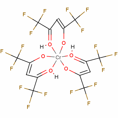 Chromium(Ⅲ)hexafluoroacetylacetonate Structure,14592-80-4Structure