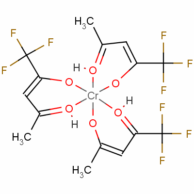 Tris(trifluoro-2,4-pentanedionato)chromium(iii) Structure,14592-89-3Structure