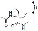 Butanamide, 2-(acetylamino)-2-ethyl-n-methyl-, monohydrate (9ci)Structure,145932-79-2Structure Butanamide, 2-(acetylamino)-2-ethyl-n-methyl-, monohydrate (9ci) Structure,145932-79-2Structure