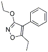 (9ci)-3-乙氧基-5-乙基-4-苯基-异噁唑结构式_146197-27-5结构式