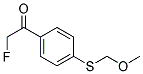 (9ci)-2-氟-1-[4-[(甲氧基甲基)硫代]苯基]-乙酮结构式_146335-13-9结构式