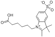 3H-indolium, 1-(5-carboxypentyl)-2,3,3-trimethyl-5-sulfo-, inner salt Structure,146368-08-3Structure