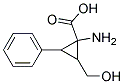 (9ci)-1-氨基-2-(羟基甲基)-3-苯基-环丙烷羧酸结构式_146400-26-2结构式
