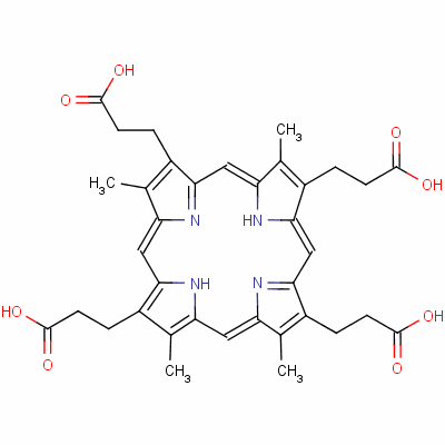 Coproporphyriniii dihyrochloride Structure,14643-66-4Structure