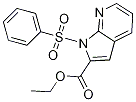 Ethyl 1-(phenylsulfonyl)-1h-pyrrolo[2,3-b]pyridine-2-carboxylate Structure,146603-30-7Structure