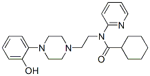 Cyclohexanecarboxamide, N-[2-[4-(2-hydroxyphenyl)-1-piperazinyl]ethyl]-N-2-pyridinyl- Structure,146715-07-3Structure