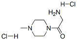 2-氨基-1-(4-甲基哌嗪-1-基)-乙酮双盐酸盐结构式_146788-11-6结构式