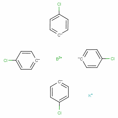 Tetrakis(4-chlorophenyl)borate potassiun salt Structure,14680-77-4Structure