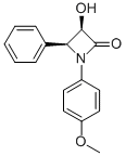 (+)-3-Hydroxy-1-(4-methoxyphenyl)-4-phenylazetidin-2-one Structure,146924-94-9Structure