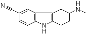 6-Methylamino-6,7,8,9-tetrahydro-5h-carbazole-3-carbonitrile Structure,147009-33-4Structure