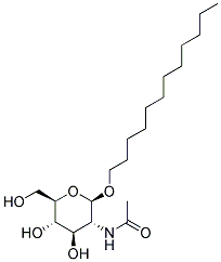 Dodecyl 2-acetamido-2-deoxy-β-d-glucopyranoside Structure,147025-06-7Structure