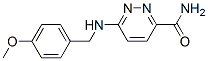 3-Pyridazinecarboxamide, 6-[[(4-methoxyphenyl)methyl]amino]- Structure,147165-04-6Structure