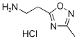 2-(3-Methyl-1,2,4-oxadiazol-5-yl)ethanamine hydrochloride Structure,147216-21-5Structure