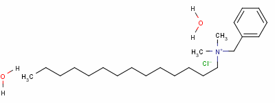 Benzyldimethyltetradecylammonium chloride dihydrate Structure,147228-81-7Structure