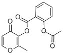 (2-Methyl-4-oxopyran-3-yl) 2-acetyloxybenzoate Structure,147249-33-0Structure