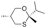 1,3-Oxathiane,2,5-dimethyl-2-(1-methylethyl)-,cis-(9ci) Structure,147354-45-8Structure