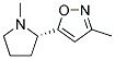 (9ci)-3-甲基-5-[(2s)-1-甲基-2-吡咯烷]-异噁唑结构式_147402-53-7结构式