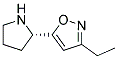 (s)-(9ci)-3-乙基-5-(2-吡咯烷)-异噁唑结构式_147402-55-9结构式