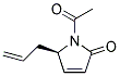 (r)-(9ci)-1-乙酰基-1,5-二氢-5-(2-丙烯基)-2H-吡咯-2-酮结构式_147637-81-8结构式