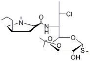 3,4-O-异亚丙基克林霉素结构式_147650-54-2结构式