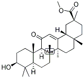 (3Beta,20beta)-3-hydroxy-11-oxo-olean-12-en-29-oicacid methyl ester Structure,1477-44-7Structure