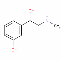 3-(1-Hydroxy-2-(methylamino)ethyl)phenol Structure,1477-63-0Structure