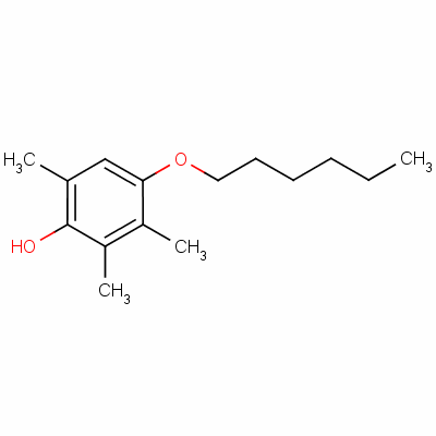 1-O-hexyl-2,3,5-trimethylhydroquinone Structure,148081-72-5Structure