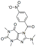 1H-purine-2,6-dione, 8-(dimethylamino)-3,7-dihydro-1,3-dimethyl-7-(4-nitrobenzoyl)- Structure,148122-88-7Structure