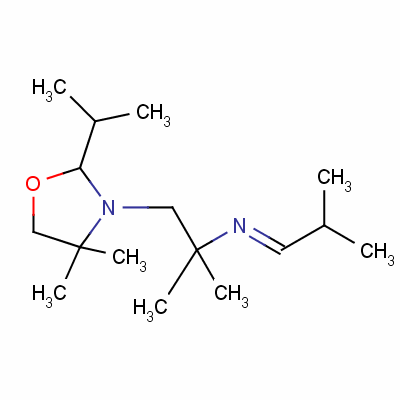 α,α,4,4-tetramethyl-2-(1-methylethyl)-n-(2-methylpropylidene)-3-oxazolidineethanamine Structure,148348-13-4Structure