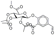 4-Formyl-2-nitrophenyl beta-d-glucopyranosiduronic acid methyl ester 2,3,4-triacetate Structure,148579-93-5Structure