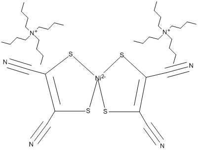 Bis(tetra-n-butylammonium) bis(maleonitriledithiolato) nickel complex Structure,14876-79-0Structure