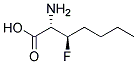 Heptanoic acid, 2-amino-3-fluoro-, [r-(r*,s*)]-(9ci) Structure,149560-56-5Structure