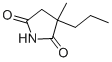 α-Methyl-α-propylsuccinimide Structure,1497-19-4Structure