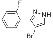 4-Bromo-3-(2-fluorophenyl)-1h-pyrazole Structure,149739-37-7Structure