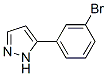 5-(3-Bromo-phenyl)-1H-pyrazole Structure,149739-65-1Structure