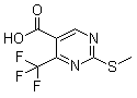 2-(Methylthio)-4-(trifluoromethyl)pyrimidine-5-carboxylic acid Structure,149771-17-5Structure