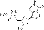 2-脱氧肌苷-5-磷酸二钠结构式_14999-52-1结构式