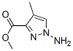 1H-pyrazole-3-carboxylicacid,1-amino-4-methyl-,methylester(9ci) Structure,150017-48-4Structure