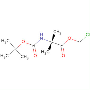 Chloromethyl 2-((tert-butoxycarbonyl)amino)-2-methylpropanoate Structure,150109-48-1Structure