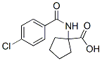 1-(4-Chloro-benzoylamino)-cyclopentanecarboxylic acid Structure,15026-82-1Structure