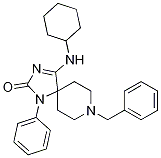 4-(Cyclohexylamino)-1-phenyl-8-(phenylmethyl)-1,3,8-triazaspiro[4.5]dec-3-en-2-one Structure,150358-83-1Structure