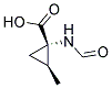 顺式-(9ci)-1-(甲酰基氨基)-2-甲基-环丙烷羧酸结构式_150646-37-0结构式