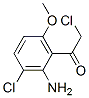 Ethanone, 1-(2-amino-3-chloro-6-methoxyphenyl)-2-chloro- Structure,150805-98-4Structure